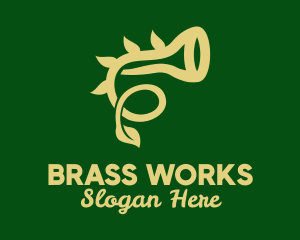 Natural Horn Instrument  logo design