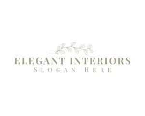 Elegant Organic Floral logo design