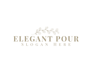 Elegant Organic Floral logo design