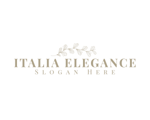 Elegant Organic Floral logo design