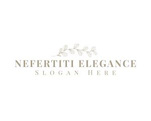 Elegant Organic Floral logo design