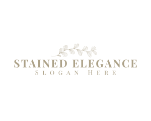 Elegant Organic Floral logo design