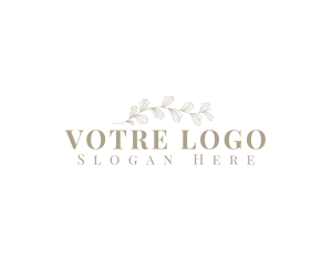 Yoga Center - Elegant Organic Floral logo design