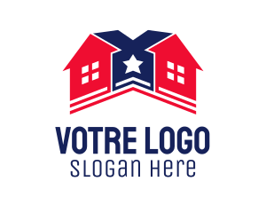 Star House Builder logo design