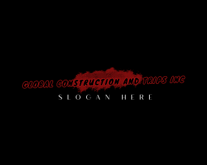 Horror Brush Stroke Logo