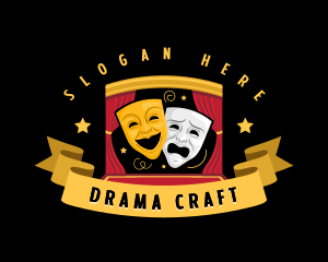 Theater Face Mask logo design