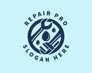 Plumbing Repair Tools logo design