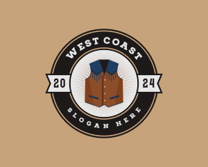 Fashion Cowboy Vest logo design