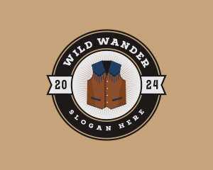 Fashion Cowboy Vest logo design