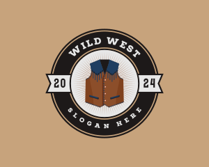 Fashion Cowboy Vest logo design