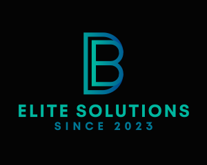 Letter Bi - Financial Investor Letter B logo design