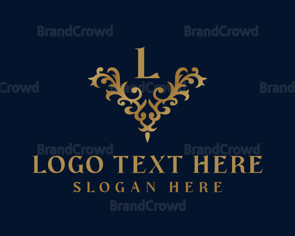 Golden Ornament Luxury Logo