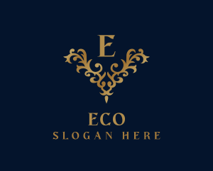 Golden Ornament Luxury Logo