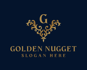 Golden Ornament Luxury logo design