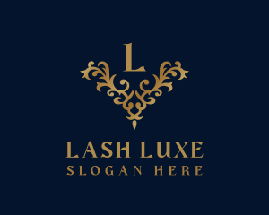 Golden Ornament Luxury logo design