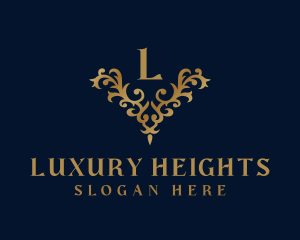 Golden Ornament Luxury logo design