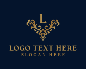 Golden Ornament Luxury Logo