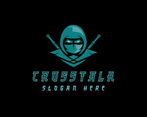 Esport - Ninja Warrior Assasin logo design