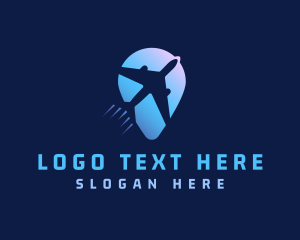 Airplane - Travel Plane Tour logo design