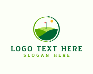 Flag - Golf Sports Tournament logo design