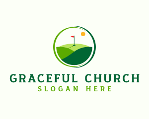 Country Club - Golf Sports Tournament logo design