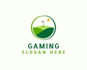 Putt - Golf Sports Tournament logo design
