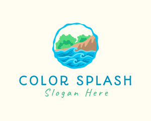 Natural Water Trees logo design