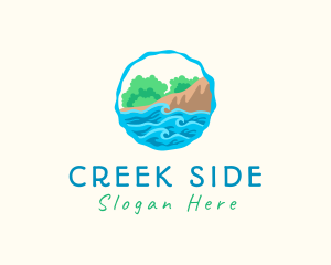 Natural Water Trees logo design