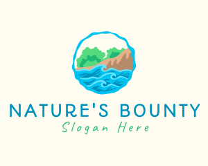 Natural Water Trees logo design