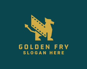 Golden Griffin Film  logo design