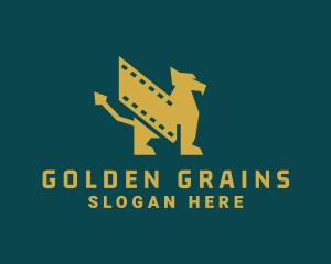 Golden Griffin Film  logo design