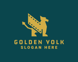 Golden Griffin Film  logo design