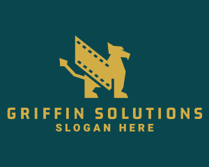 Golden Griffin Film  logo design