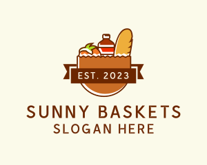 Picnic - Grocery Takeout Bag logo design