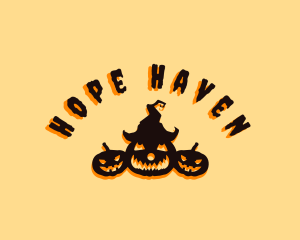 Halloween Spooky Pumpkin Logo