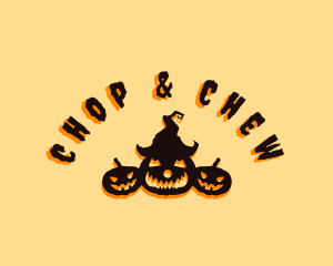 Halloween Spooky Pumpkin Logo