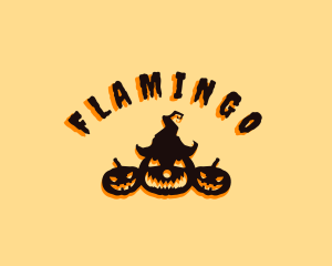 Horror - Halloween Spooky Pumpkin logo design