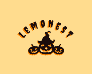 Horror - Halloween Spooky Pumpkin logo design