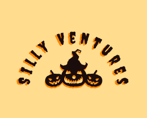 Halloween Spooky Pumpkin logo design