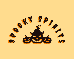 Halloween - Halloween Spooky Pumpkin logo design