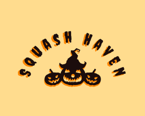 Halloween Spooky Pumpkin logo design