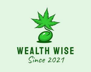 Herbal Medicine - Medical Marijuana Seed logo design