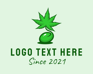 Herbal Medicine - Medical Marijuana Seed logo design