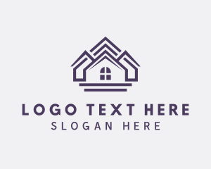 Renovation - Roof Home Subdivision logo design