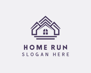 Roof Home Subdivision logo design