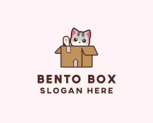 Pet Cat Box logo design