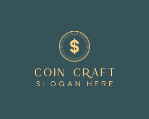 Gold Money Coin logo design