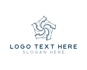 Professional - Multidirectional Arrow Business logo design