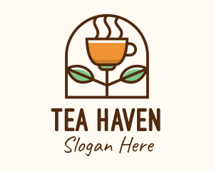 Organic Brewed Coffee logo design