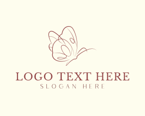 Creature - Beautiful Garden Butterfly logo design